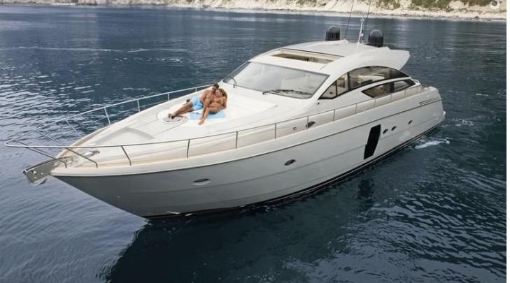 Crewed Motor Yacht Cayenne Pershing 64 3 Cabins Monaco Antibes Cannes St Tropez Boatbookings