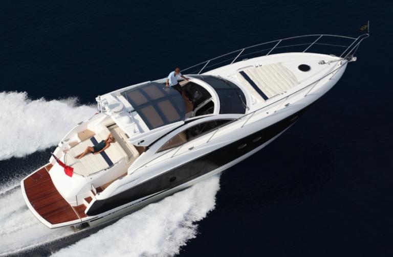 Crewed Motor Yacht Kalliste Sunseeker Portofino 48 2 Cabins Ajaccio Corsica Sardinia Boatbookings