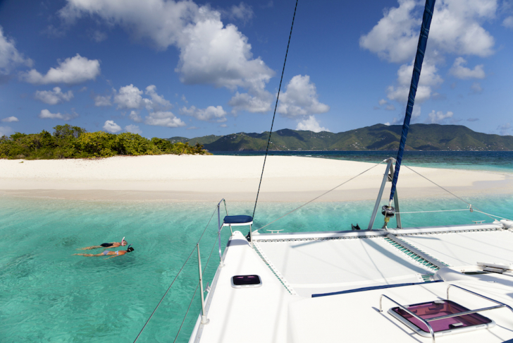 sandy spit charter british virgin islands