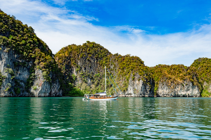 thailand, day, charter, sea, yacht