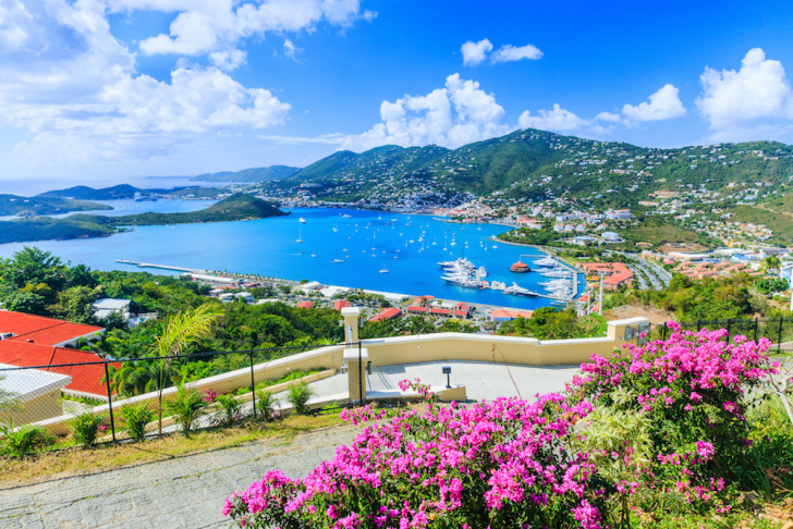 USVI motor yacht charter itinerary