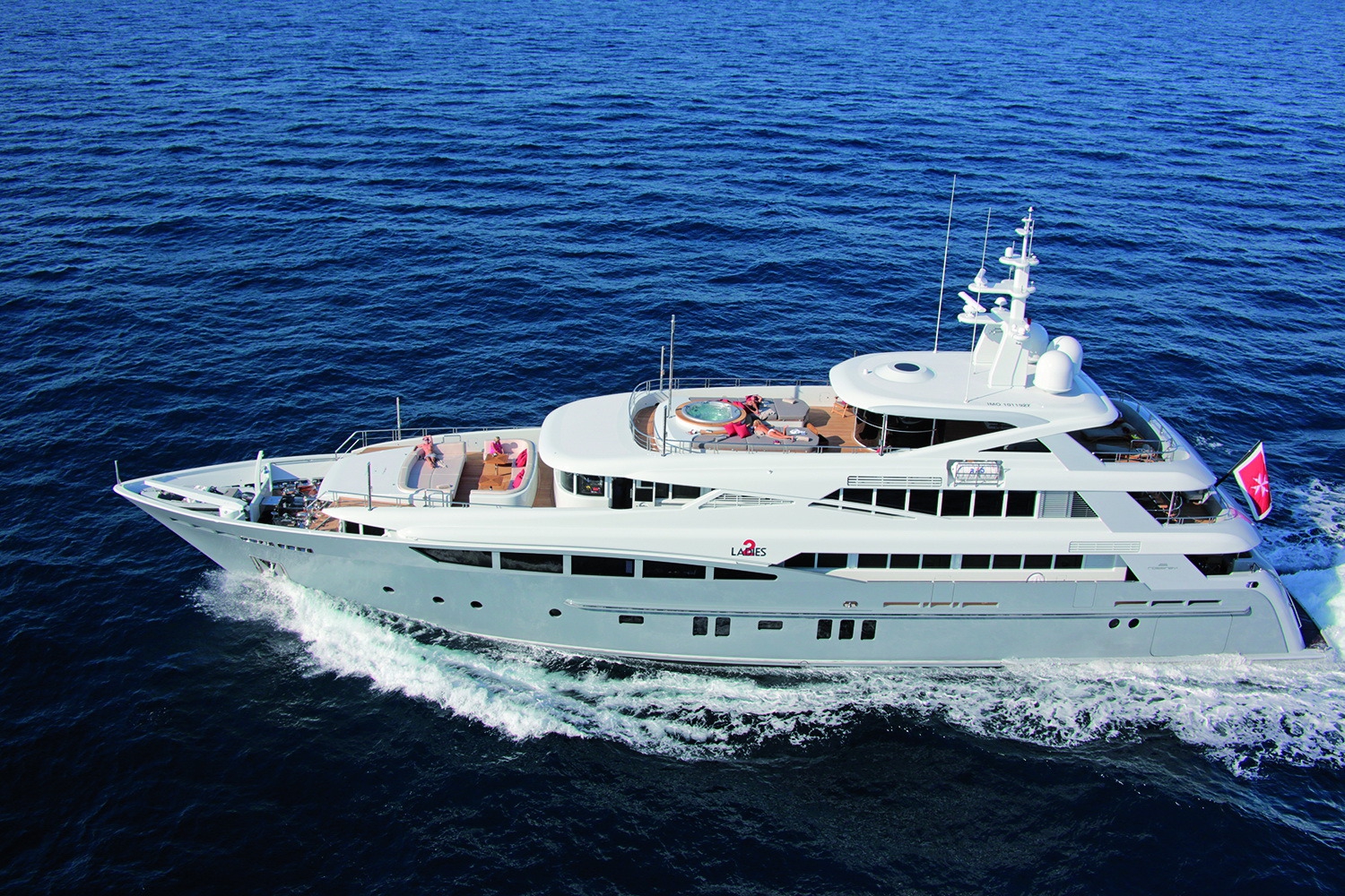 2 LADIES Rossinavi 152 Luxury Superyacht Running