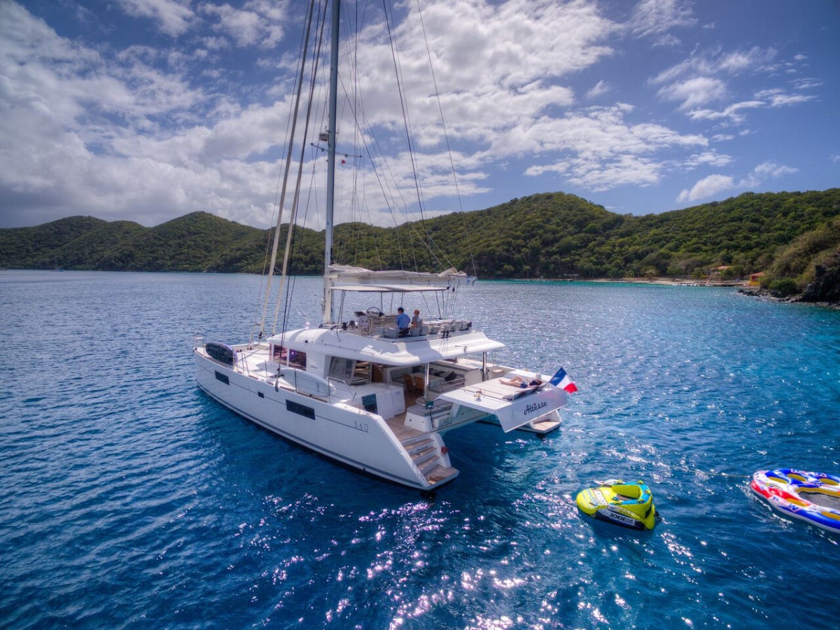 Altesse Lagoon 620 BVI at Anchor