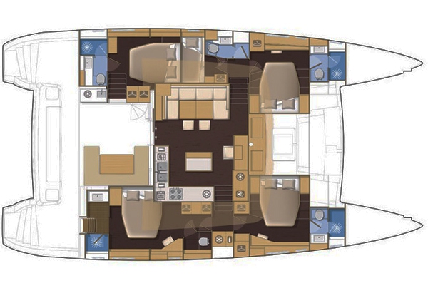 Altesse Lagoon 560 Layout
