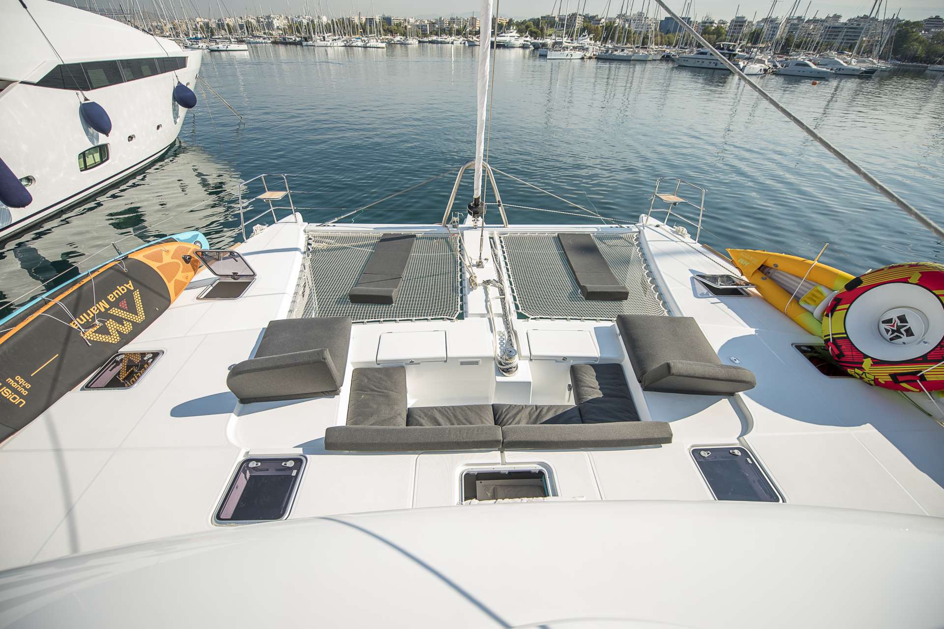 Boom Catamaran Bow