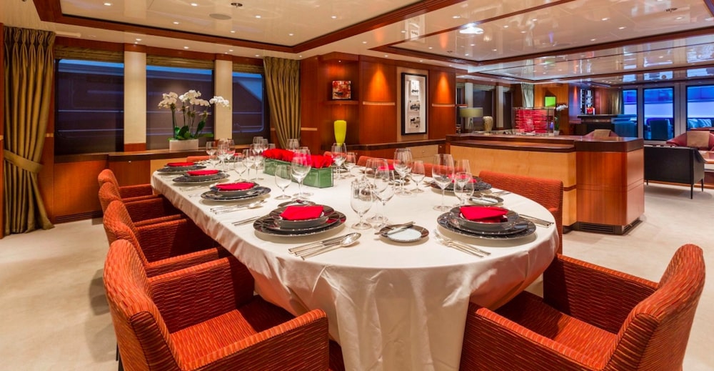 Greece Motor Yacht RARE FIND Dining