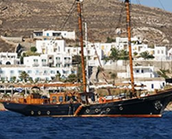 Explore Mykonos the classic way on board PRINCE DE NEUFCHATEL