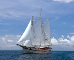 RAJA is a stunning sailing yacht, a beauty on the Andaman Sea.