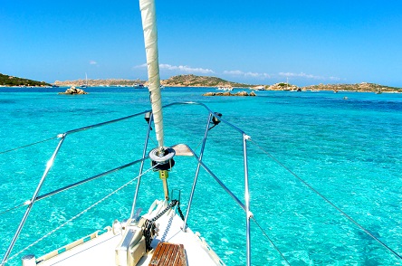 Enjoy the turquoise clear seas of the Mediterranean from your yacht.
