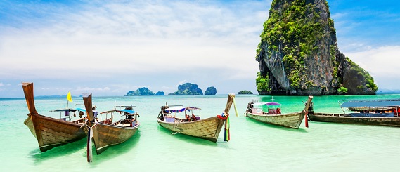 Experience the stunning scenery that Thailand has to offer as a charter destination.