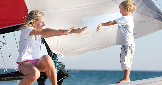 Sailing is fun for all ages, and anybody can try their hand at it.