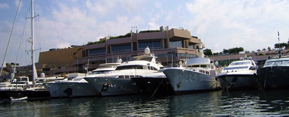 Iconic Cannes and the Old Port in the shadow of the Palais de Festivals