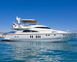 The perfect mix of style and space on this 24 metre Fairline Squadron