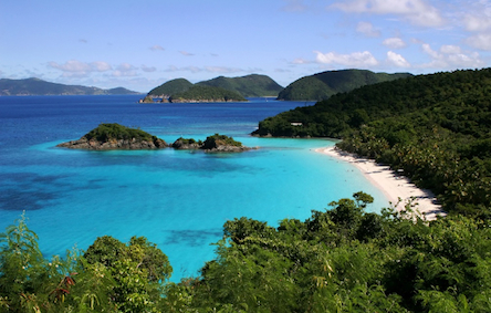 Turquoise waters and lush green landscapes make the Caribbean a sailor's paradise