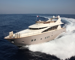 Sleek but spacious 25 metre Seanest available for event charters