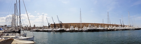 The gigantic port of Genoa becomes home to the finest charter yachts in April