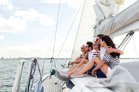 Go sailing with your friends and family for your next vacation.