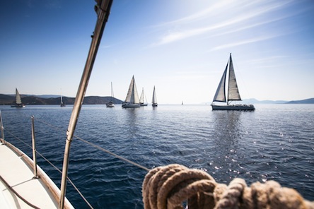 Enjoy a sailing vacation on a bareboat charter.