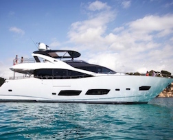 The stunning new design of the 2014 Sunseeker 90