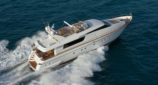 The stunning San Lorenzo, Fortuna, for charter in Sardinia