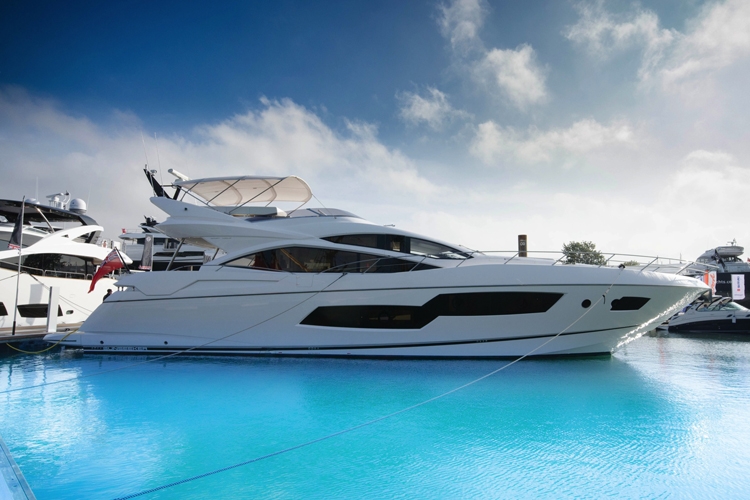 The stunning Sunseeker, SEAWATER, is available to charter around the Balearic Islands.