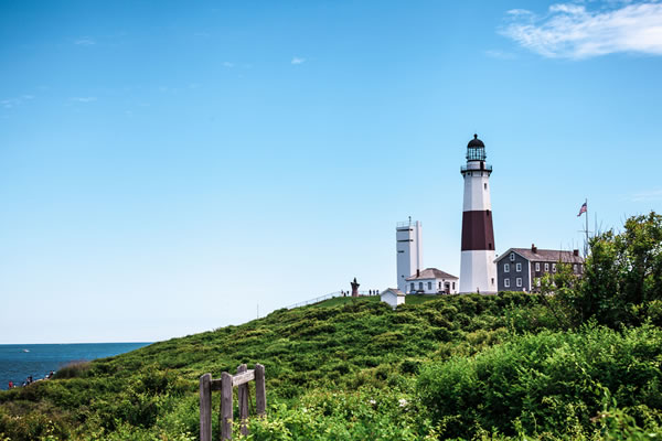 Montauk Lighthouse is just one of the sights you will see when you sail from Sag Harbor