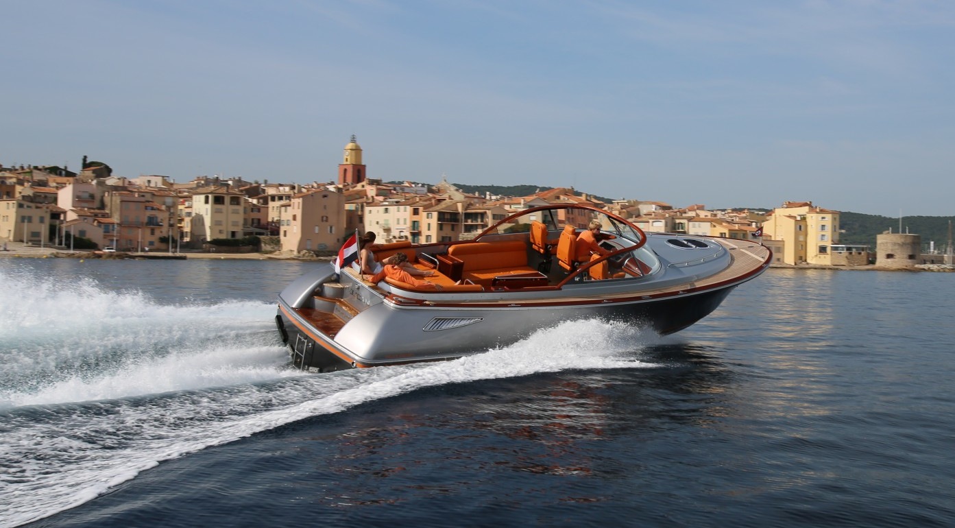 This eye-catching Wajer is sure to catch everyone's eye on the yachts in St Tropez.