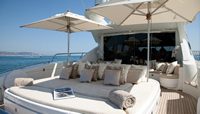 Wild Thyme yacht for events in Cannes