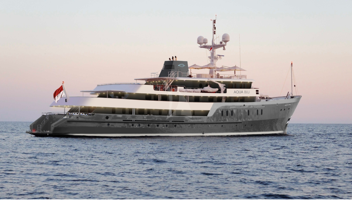 Charter Yacht AQUA BLU | Brooke Marine 60m | 11 Cabins | Cannes | Monaco | Naples | Porto Cervo | Athens