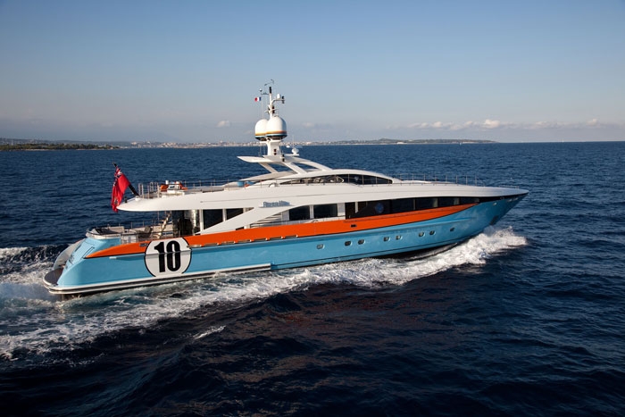 Charter Yacht AURELIA | Heesen 37m | 4 Cabins | Monaco | Cannes | St Tropez | Sardinia
