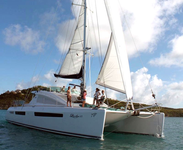 Perfect conditions for sailing on JERI Charter Yacht