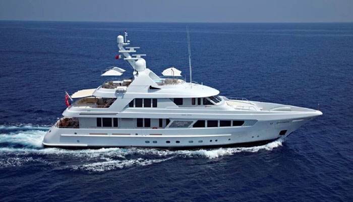 Charter Yacht KATHLEEN ANNE | Feadship 39m | 5 Staterooms | Monaco | Cannes | Porto Cervo