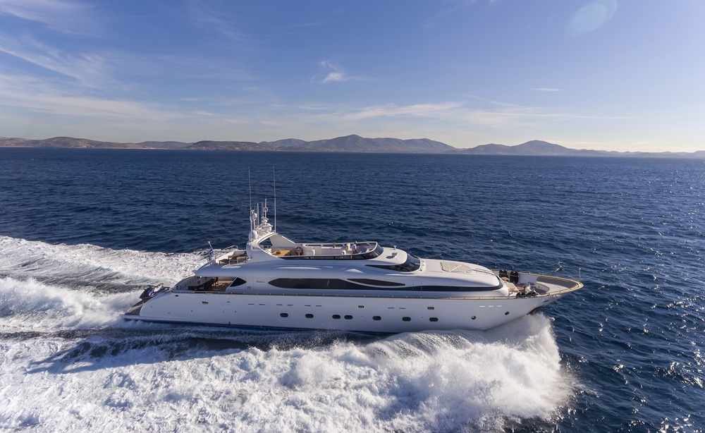 Charter Yacht PARIS A | Maiora 35m | 5 Cabins | Athens | Rhodes | Mykonos | Lefkas