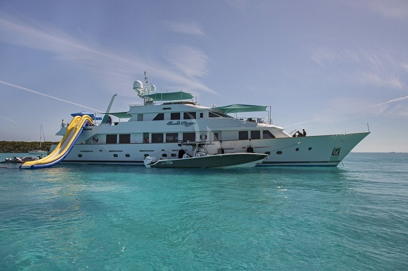 Charter Yacht SWEET ESCAPE - Christensen 130 – 5 Staterooms - Bahamas - Caribbean - Newport RI